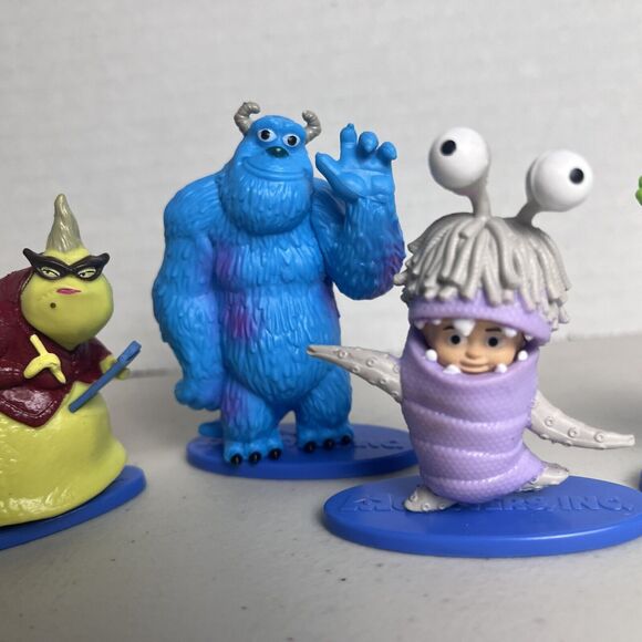 Disney Pixar Monsters Inc Action Figures Cake Toppers Lot Mattel Minis Miniature - Picture 9 of 12